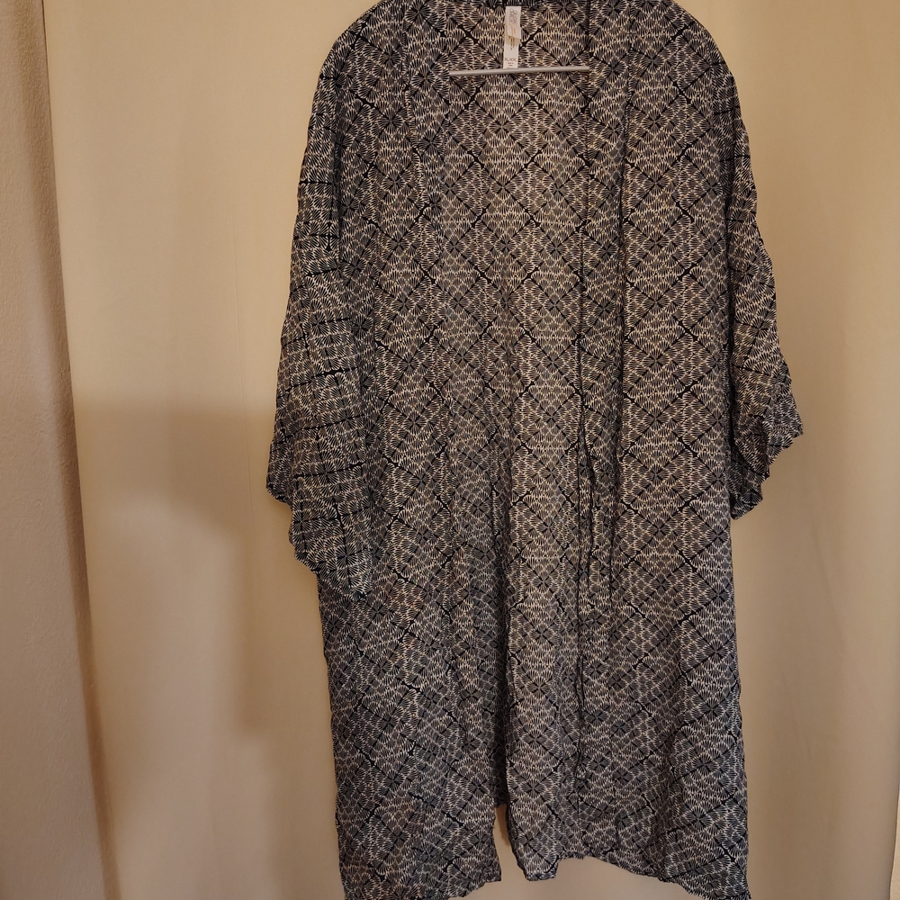 Gilligan & O'Malley Men's Black and White Lightweight Jacket